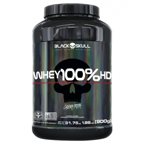 100% Whey HD - Black Skull - Shopping oi bh