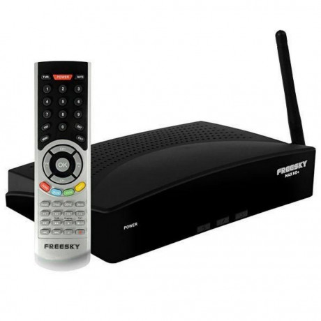 TV BOX FREESKY MAX HD+ FULL HD WI-FI/ACM/HDMI BIVOLT - Shopping OI BH