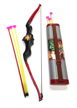 Conjunto Arco E Flecha Infantil Com Porta Flecha - Toy King - Shopping OI BH