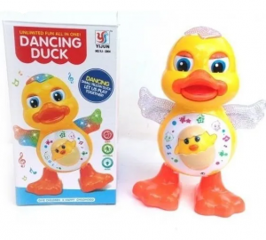 Pato que Dança Com Luz e Música - DM Toys-Shopping OI BH 
