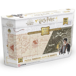 Quebra-Cabeça Panorâmico Harry Potter - Brilha no Escuro 500 peças