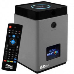 Tv box Duosat next fx ultra hd 4k bivolt, cinza