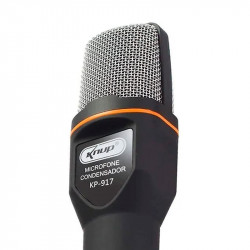 Microfone Condensador de mesa Knup KP-917 
