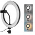 Ring Light de mesa 8 Polegadas, tripé + suporte celular - Shopping Oi BH